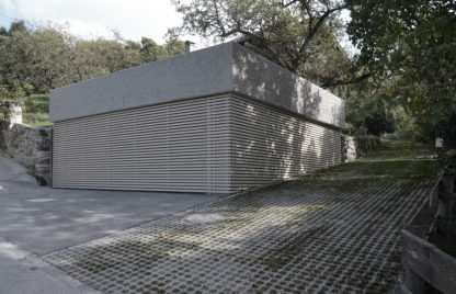 Erdüberdeckte Doppelgarage
